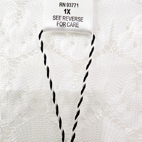 Vasna Lightweight Lace Asymmetrical Cardigan. - Picture 6 of 7